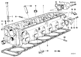 Diagram for 1986 BMW 635CSi Oil Pressure Switch - 12611730160