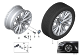 Diagram for BMW 740i xDrive Alloy Wheels - 36116867339
