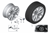 Diagram for 2017 BMW 740i xDrive Alloy Wheels - 36116867339