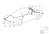 Diagram for BMW 525i Parking Assist Distance Sensor - 66218001298