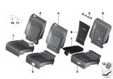 Diagram for 2014 BMW 535i GT Seat Cushion Pad - 52209143381