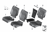 Diagram for 2016 BMW 535i GT xDrive Seat Cushion Pad - 52209143381