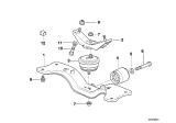 Diagram for 1995 BMW 740i Transmission Mount - 22321092988