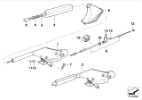 Diagram for BMW 325is Parking Brake Cable - 34411160134