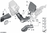 Diagram for 2019 BMW 530e xDrive Air Intake Coupling - 13718601683