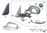 Diagram for 2014 BMW X1 Mirror Cover - 51162162251