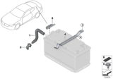 Diagram for BMW Battery Vent Tube - 61218011852