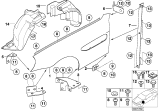 Diagram for 2001 BMW Z8 Fender Splash Shield - 51718234135