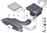 Diagram for BMW Z4 Air Intake Hose - 13717582914