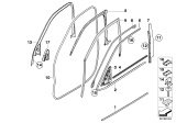 Diagram for 2007 BMW X5 Door Seal - 51767220381