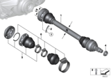 Diagram for BMW Axle Shaft - 33211229428