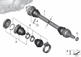 Diagram for 1991 BMW 325is Axle Shaft - 33211227585