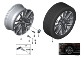 Diagram for 2014 BMW X5 Alloy Wheels - 36116853955
