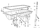 Diagram for 1998 BMW 528i Oil Pan - 11131740915