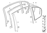 Diagram for BMW 535xi Door Moldings - 51357897676