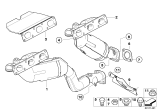 Diagram for 2003 BMW Z4 Exhaust Hanger - 18207521196