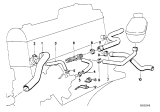 Diagram for 1986 BMW 524td Cooling Hose - 11531284096