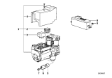 Diagram for 1993 BMW 525iT ABS Control Module - 34521160413