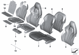 Diagram for 2018 BMW X6 M Seat Cushion Pad - 52108067053