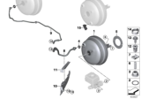 Diagram for BMW X5 Brake Booster Vacuum Hose - 11668570110