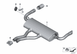 Diagram for 2018 BMW X4 Exhaust Pipe - 18308648216