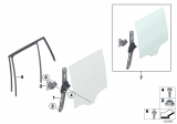 Diagram for 2015 BMW X3 Window Regulator - 51357355639