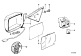 Diagram for BMW 325e Side View Mirrors - 51161901170