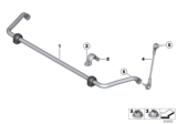 Diagram for BMW 330e Sway Bar Kit - 31306792114