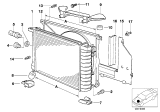 Diagram for BMW 325e Fan Shroud - 17111709312