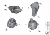 Diagram for 2014 BMW 528i xDrive Engine Mount Bracket - 22117935147