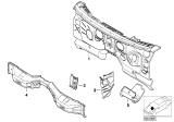 Diagram for 2001 BMW X5 Dash Panels - 41138401019