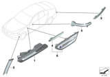 Diagram for BMW 550i Bumper Reflector - 63147318556