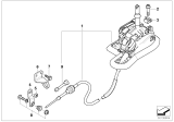 Diagram for 2004 BMW 320i Automatic Transmission Shift Levers - 25161423830