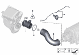 Diagram for 2004 BMW 545i Air Intake Hose - 13717525718