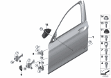 Diagram for BMW 530i xDrive Door Hinge - 41517420090