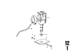 Diagram for 1977 BMW 630CSi Distributor - 12111358722