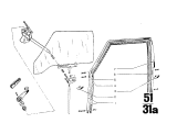 Diagram for BMW 2500 Window Channel - 51321867897