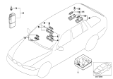 Diagram for 2003 BMW 525i Interior Light Bulb - 63318366429