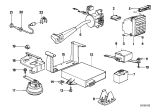 Diagram for 1987 BMW 635CSi Turn Signal Switch - 61311377082