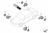 Diagram for BMW 540i Parking Sensors - 66209121387