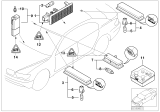 Diagram for 2003 BMW 760Li Interior Light Bulb - 63316962053