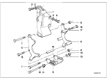 Diagram for 1988 BMW 735i Alternator Bracket - 12311707194