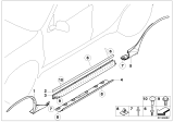 Diagram for 2004 BMW X5 Fender Splash Shield - 51718402333