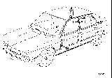 Diagram for 1975 BMW 530i Door Moldings - 51131820245