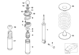 Diagram for BMW 328Ci Coil Spring Insulator - 33531094518