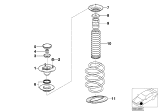 Diagram for BMW X5 Coil Spring Insulator - 31331096299