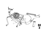 Diagram for 1974 BMW 2002tii Heater Core - 64111353351