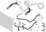 Diagram for BMW X3 Radiator Hose - 17127646155
