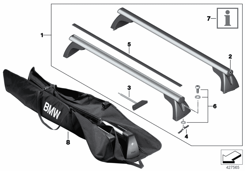 2013 BMW 328i Coupe N51 Engine(E92) Roof Rack