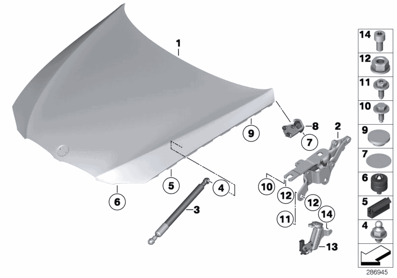 2013 BMW 328i Coupe N51 Engine(E92) Engine Mood / Mounting Parts